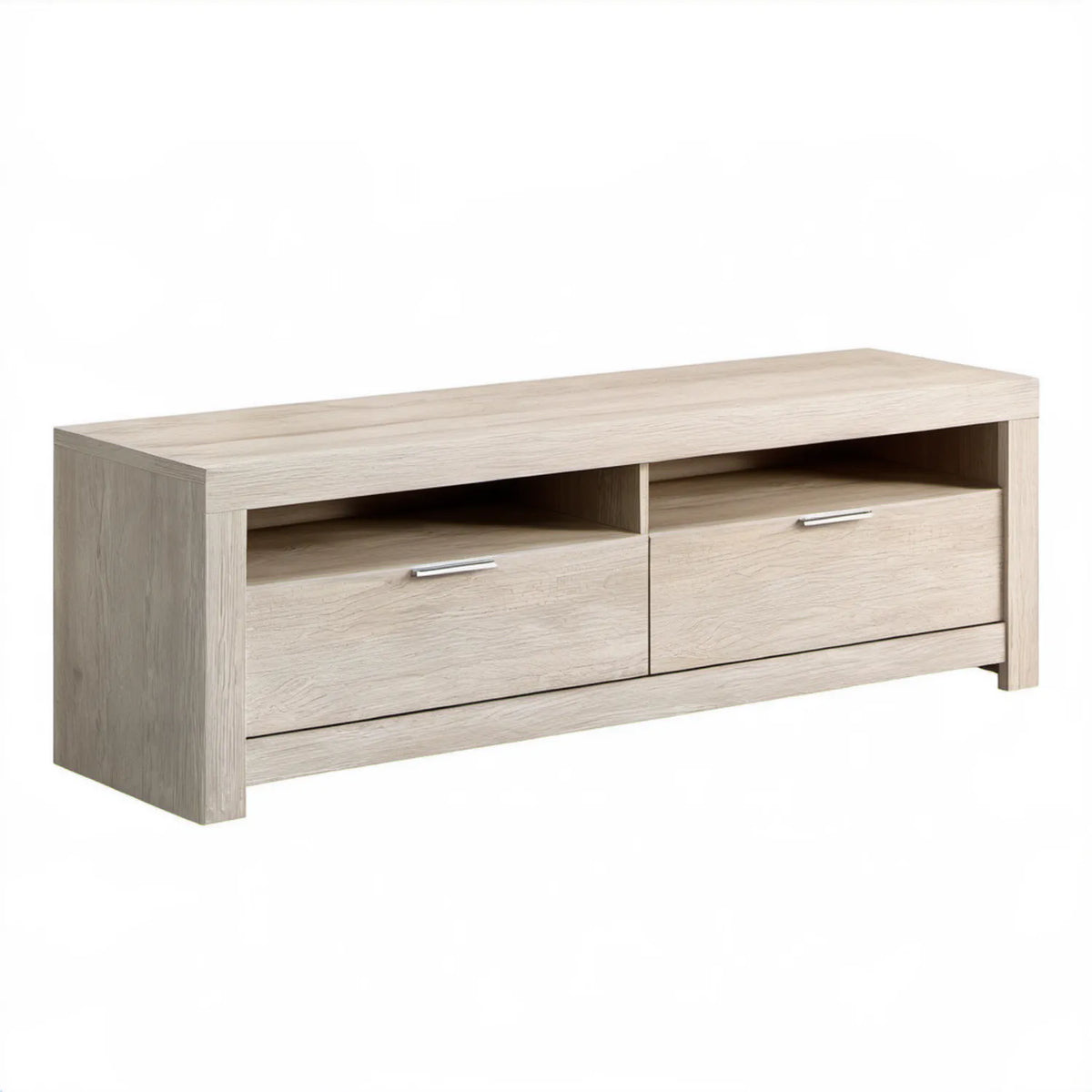 Szafka RTV dąb sonoma 120 x 40 x 50 cm z laminowanej płyty wiórowej